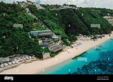 Aerial view of ocean and luxury beach resort in Bali Stock Photo - Alamy