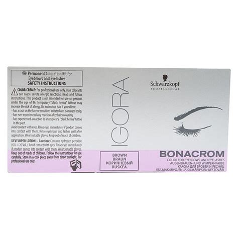 Schwarzkopf Professional Краска для бровей и ресниц Igora Bonacrom ...