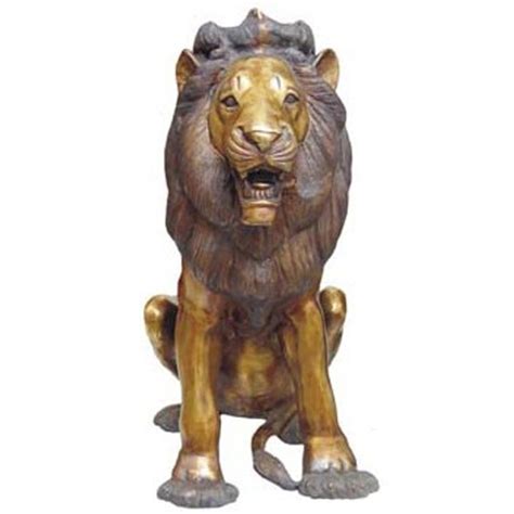 Sitting Brass Animal Lion Sculpture Temple Door Entrance Murti Buy