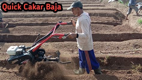 Mesin Pembuat Bedengan Quick Cakar Baja Cultivator Kerja Cepat