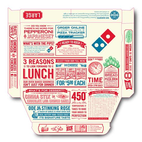 Domino's Pizza Box Illustrations by Steven Noble on Behance