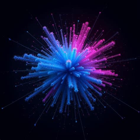 Free Cyberpunk Particle Explosion Image - Explosion, Particles
