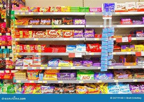 Chocolate On Shelves Branding Editorial Image Image 24719140