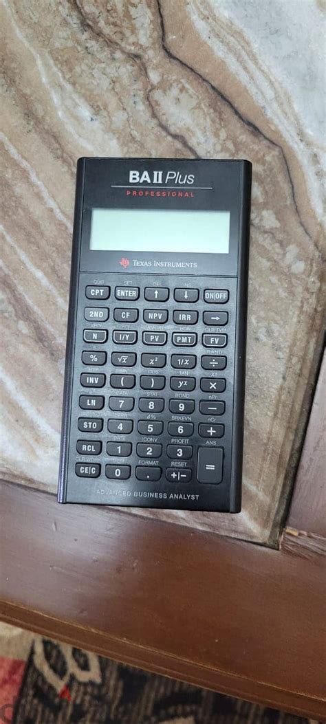 Texas Instruments Ba Ii Plus Financial Calculator Cfa Exam أدوات