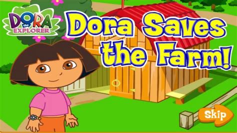 Dora La Exploradora ️ Dora Salva La Granja ᴴᴰ ️ Juegos Para Niños Y