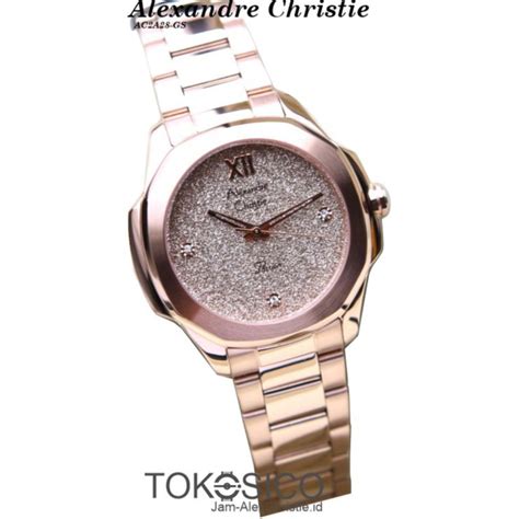 Jual Jam Alexander Christie Wanita Original Rantai Rosegold Terbaru Ac