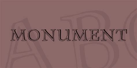 Download Monument font | fontsme.com