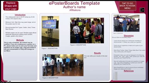 Using an ePoster Template - YouTube