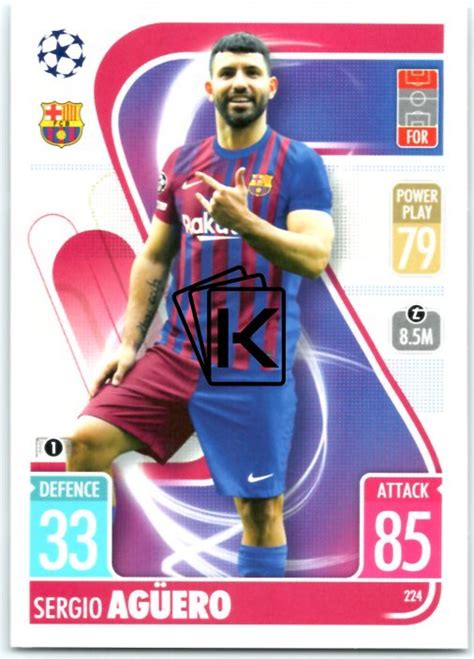 Fotbalov Karti Ka Topps Match Attax Uefa Champions Sergio