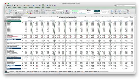 Financial Projections Excel Spreadsheet — db-excel.com