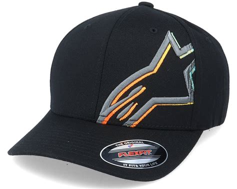 Corp Grade Black Flexfit Alpinestars Cap Hatstoreworld