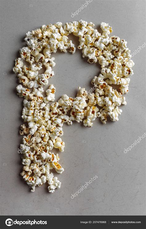 Popcorn Alphabet Letter Stock Photo By ©fotofabrika 207476968