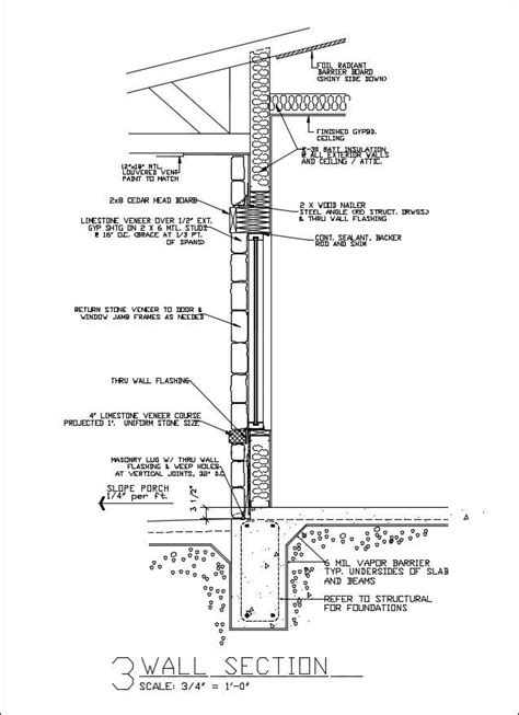 Free Cad Details Masonry Wall Section Cad Design Free Cad Blocks