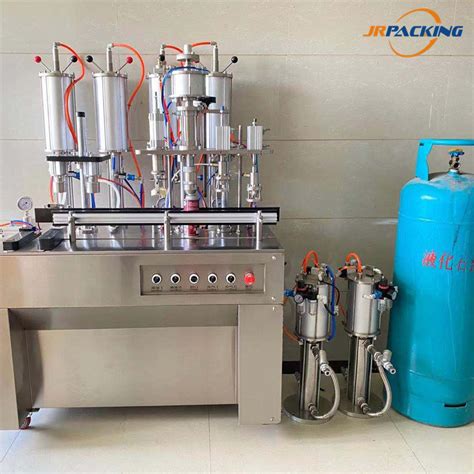 New Type Semi Automatic Aerosol Spray Paint Filling Machine For