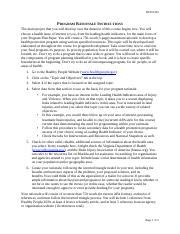 HLTH 453 Program Rationale Instructions And Grading Rubric Docx HLTH