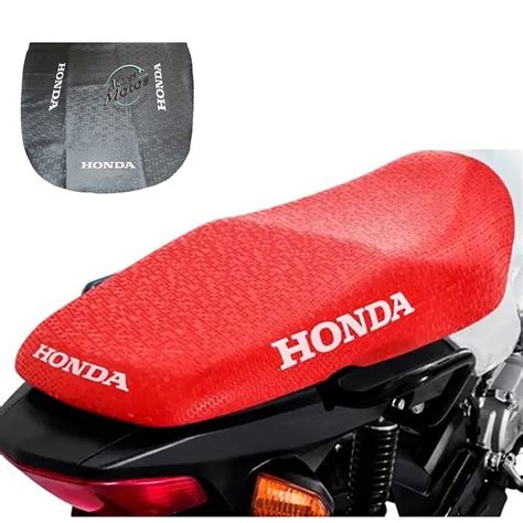 Capa Banco Pop I Honda Modelo Original Colmeia At Preta