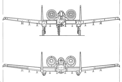 A 10 Thunderbolt Drawing