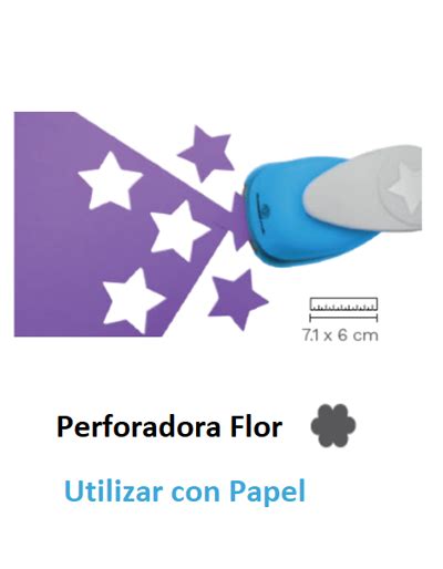 Perforadora Flor Barrilito TIENDAMANUALIDADES CL