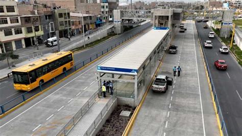 ¡atención Usuario La Ruta B Del Metropolitano Funcionará Entre Las Estaciones Los Incas Y