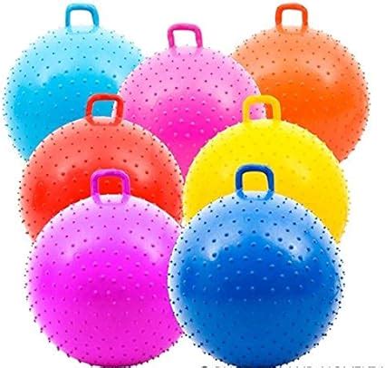 Amazon 36 Knobby Bouncy Ball With Handle Colors May Vary Toys