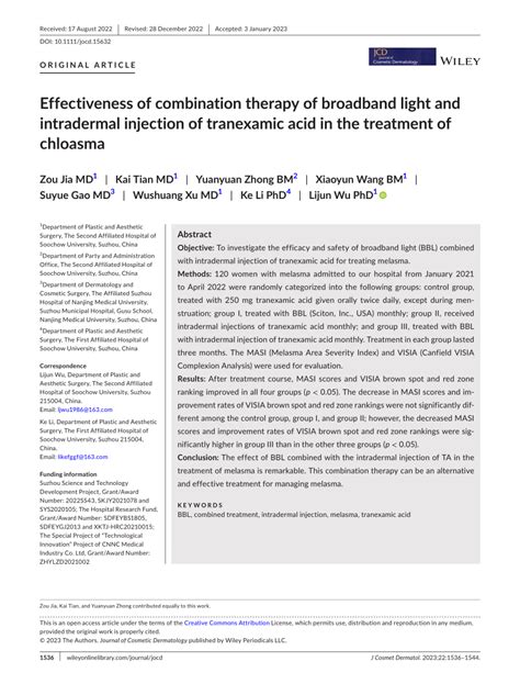 Pdf Effectiveness Of Combination Therapy Of Broadband Light And