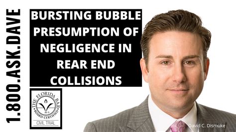 Bursting Bubble Presumption Of Negligence In Rear End Collisions YouTube