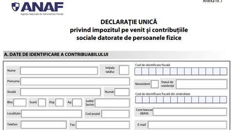 Modificare Termen De Depunere A Declaratiei Unice Si A Formularului 230