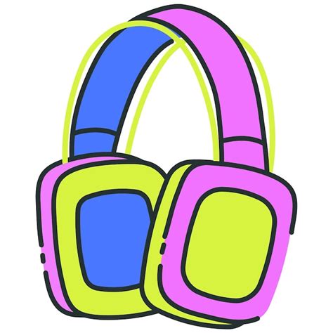 Premium Vector Headphones Illustration