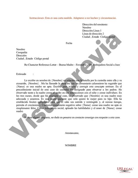 Oakland Michigan Carta de muestra para Carta de referencia de carácter