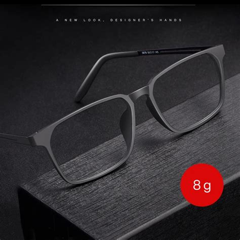 Gmei Optical Eyeglasses Frame For Men And Women 8878 Titanium Flexible Legs With Tr90 Plastic