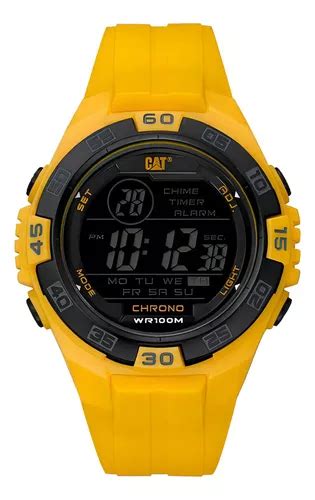 Reloj Caterpillar Hombre Digimax Digital Chrono Sumergible Color De La