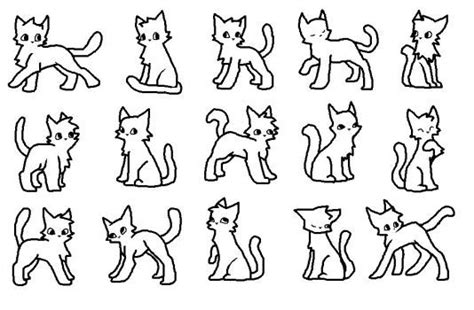 Deviantart More Like Free Chibi Cat Lineart Base Template Pack By