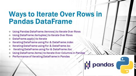 Pandas Iterate Over Rows With Examples Spark By Examples