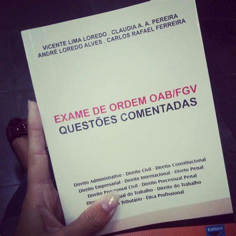 Carlos Rafael Ferreira Exame de Ordem OAB FGV Questões Comentadas