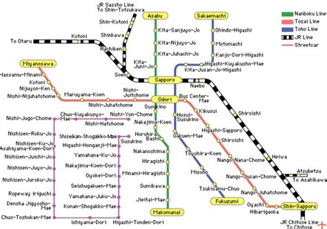 The Sapporo Subway (Sapporo-shi-Chikatetsu) is the fourth Japanese subway and it was naugurated ...