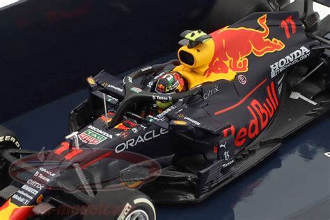 Minichamps 1:43 Sergio Perez Red Bull Racing RB16B #11 3rd French GP Formula 1 2021 410210811 ...