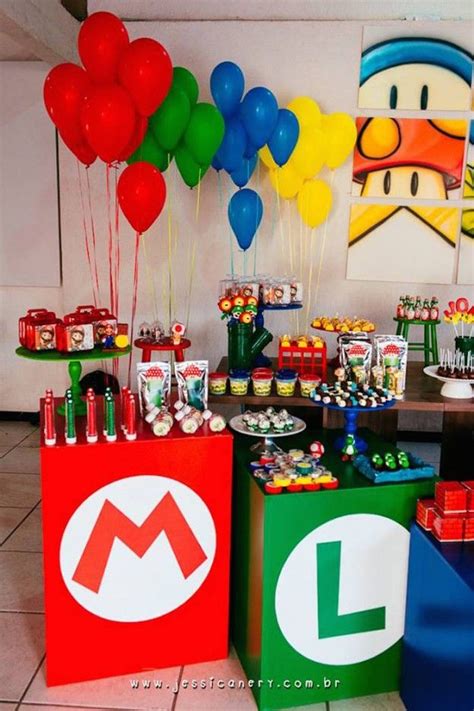 Super Mario Birthday Party Karas Party Ideas Super Mario Birthday