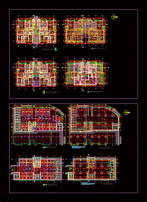 Building Departments Garages Dwg Full Project For Autocad • Designs Cad