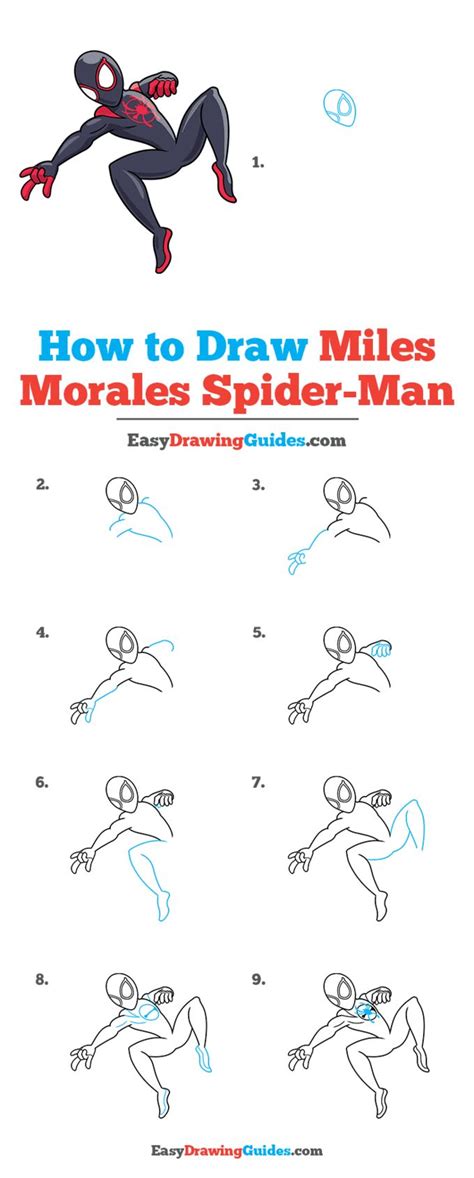 How To Draw Miles From The Amazing Spider Man In This Step By Step Guide