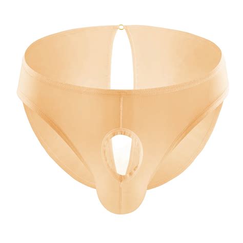 Clearance Clothes Under TMOYZQ Mens Sexy Front Opening Bulge Pouch Bikini Briefs Soft