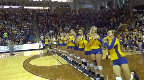 The University Of Northern Iowa Volleyball Team Youtube