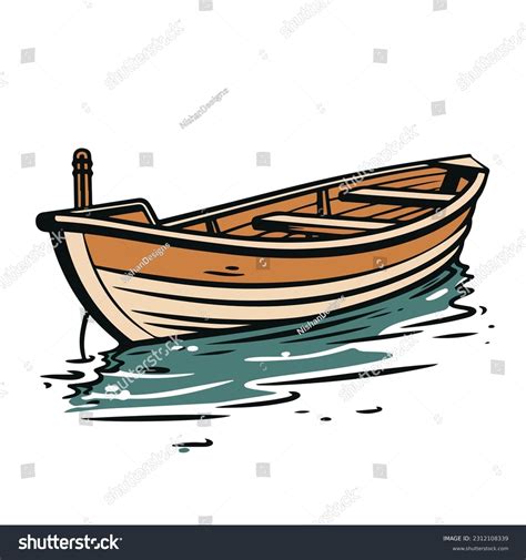 Wooden Row Boat