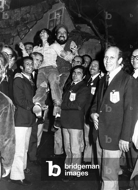 Image Of Shmuel Rodensky With Members Of The Israeli Olympic Team 1972