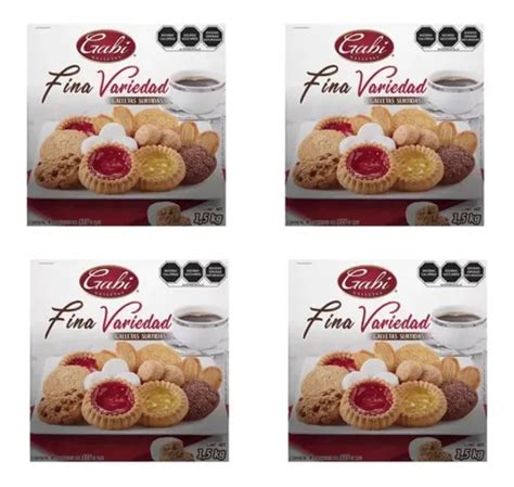 Galletas Surtidas Gabi Fina Variedad 1 5 Kg 4 Cajas