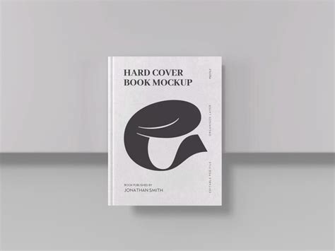 Premium Psd Realistic Hard Cover Book Mockup