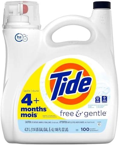 Amazon Tide Free And Gentle Eco Box Laundry Detergent Liquid Soap