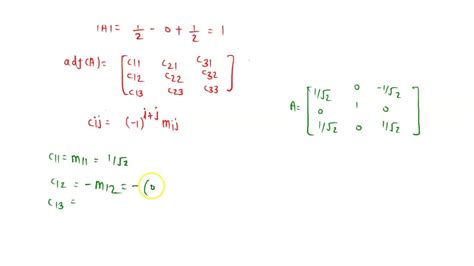 Solved Determine Whether The Matrix Is Orthogonal An Invertible Square Matrix A Is Orthogonal