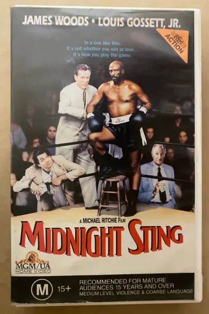 MIDNIGHT STING VHS Warner MGM Video Big Box Ex Rental Tape Diggstown