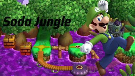 Nintendo Switch Gameplay New Super Luigi U Soda Jungle World