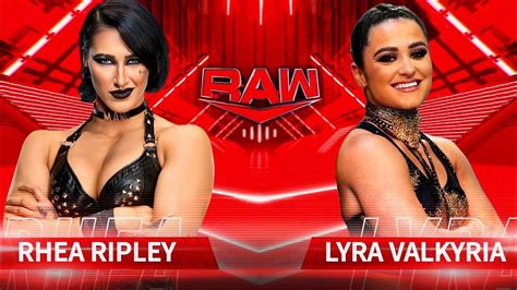 Wwe 2k23 Rhea Ripley Vs Lyra Valkyria Wwe Raw Youtube